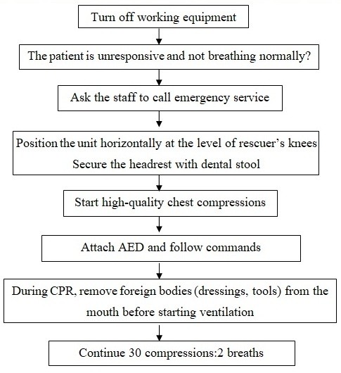 Proposition of the resuscitation procedure.