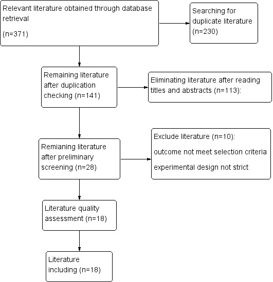 Literature screening flow chart.