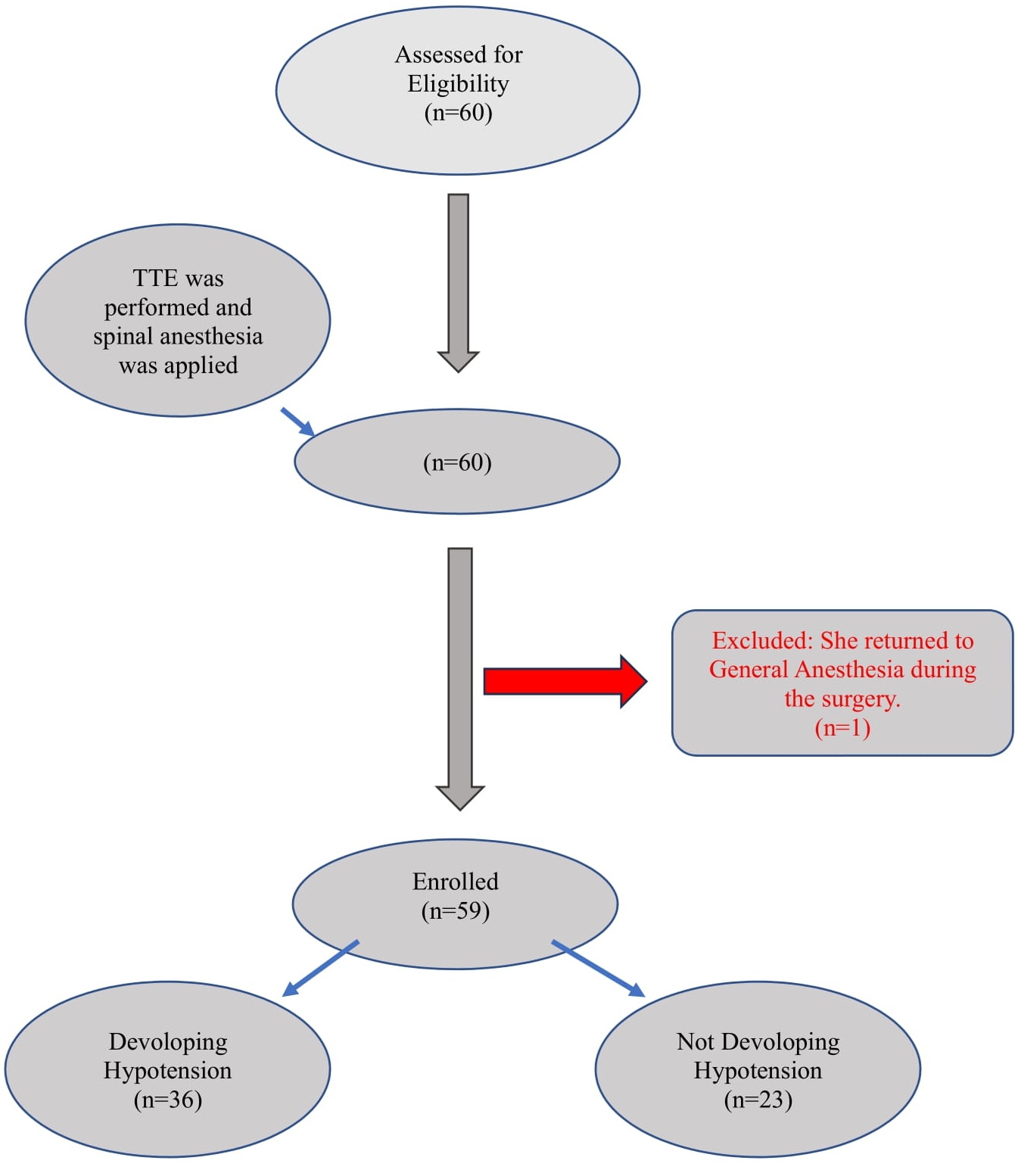 Flow chart diagram for patient selection. TTE: Transthoracic
echocardiography.