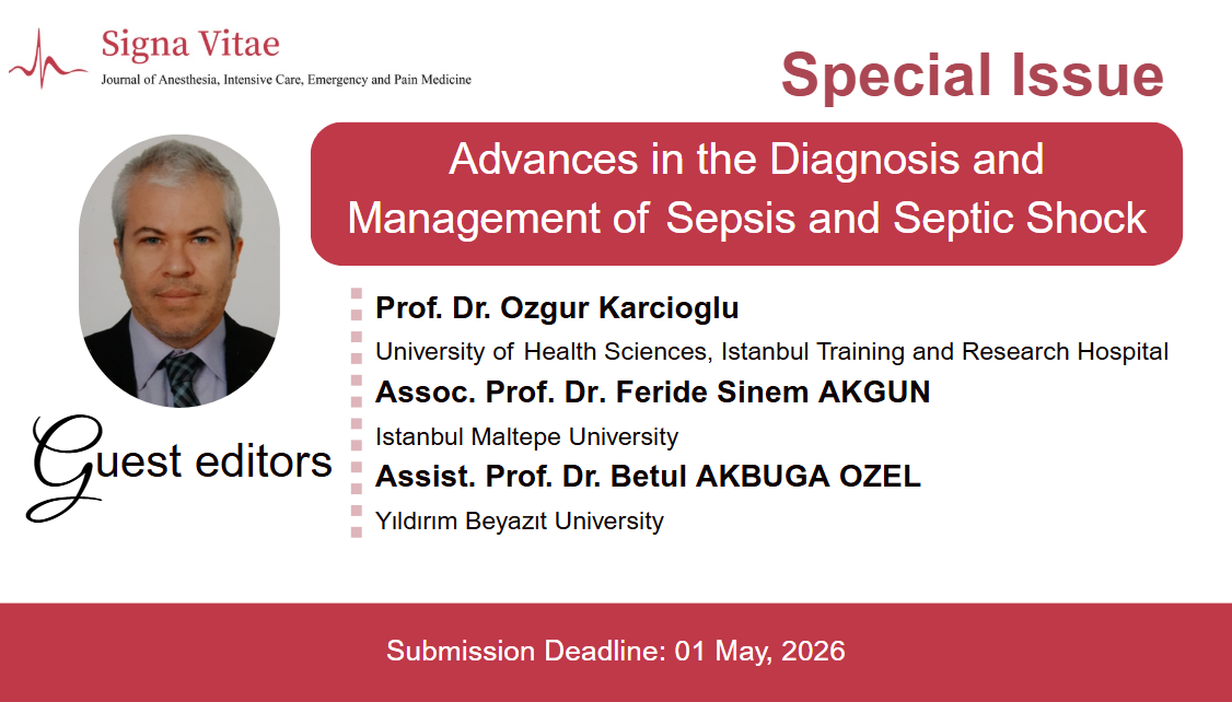 Call for papers: Advances in the Diagnosis and Management of Sepsis and Septic Shock