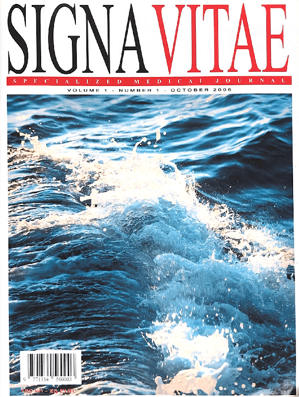 SIGNAVITAE Volume 1 Issue 1 cover